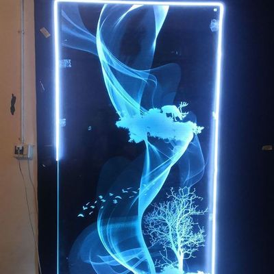 大きなガラスサイズ Lklazee 2513 ガラスブロック グリーンレーザー内刻機 2