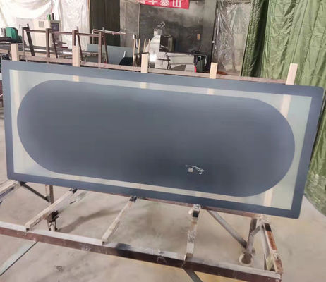 LEDミラー彫刻機 垂直構造 レーザー切断ガラス サンブラスト ステンシル