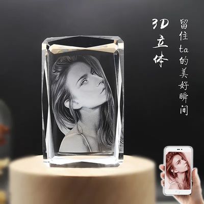LK-IS-3DA 100000hレーザーライフタイム ミニ3Dグリーン写真水晶ガラスブロック彫刻機