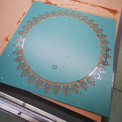 浴室 LED ミラー 1300 * 2500mm CE 認証とガラスの砂吹き機