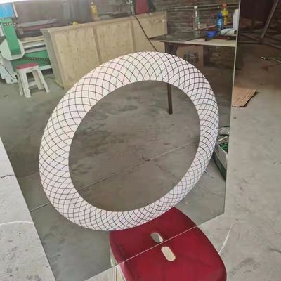 浴室 LED ミラー 1300 * 2500mm CE 認証とガラスの砂吹き機