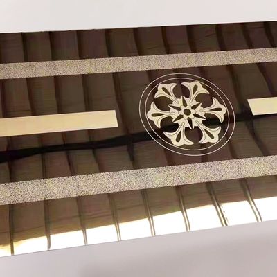 世界最大の色彩装飾用ステンレス鋼板のための格子彫りCNCレーザー
