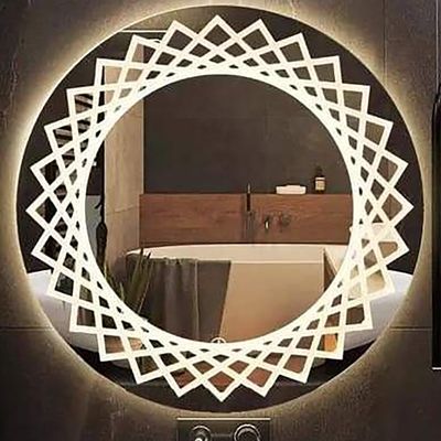 壁と浴室の鏡を作る機械 サイズをカスタマイズして大きなLEDディスプレイの鏡