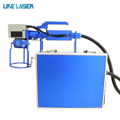 ミニポータブルハンドヘルドファイバーレーザーマークマシン 20W 30W 50W メタルハードプラスチックタイヤ