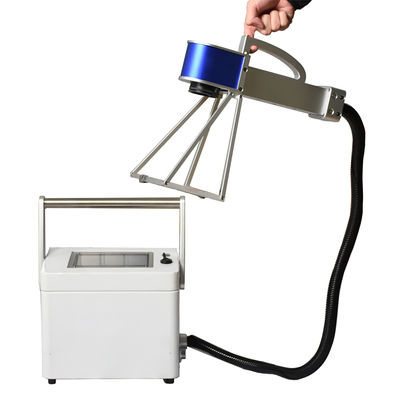 ミニポータブルハンドヘルドファイバーレーザーマークマシン 20W 30W 50W メタルハードプラスチックタイヤ