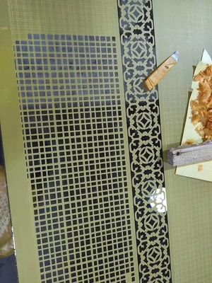 アートカット垂直ガラス切断プロット 砂吹き用レーザー機 LED鏡ガラス