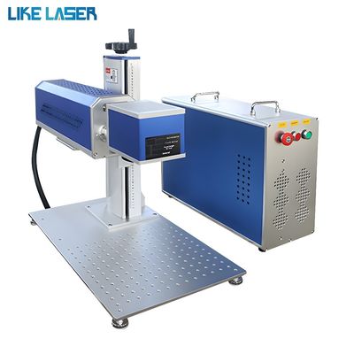 工業用レーザー印刷用の標準的なデスクトップ用非金属繊維/UV/CO2レーザーマークマシン