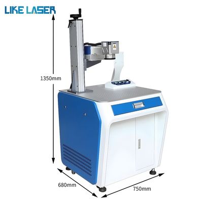 3W 5W CNC 3D UVレーザーマーク印刷機 ガラスアクリルキーボード金属