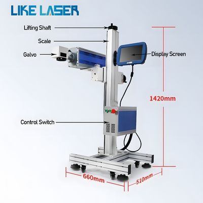 バイレーザー 統合型 ファイバーレーザー 彫刻 プリンター LIKE-FLM-001